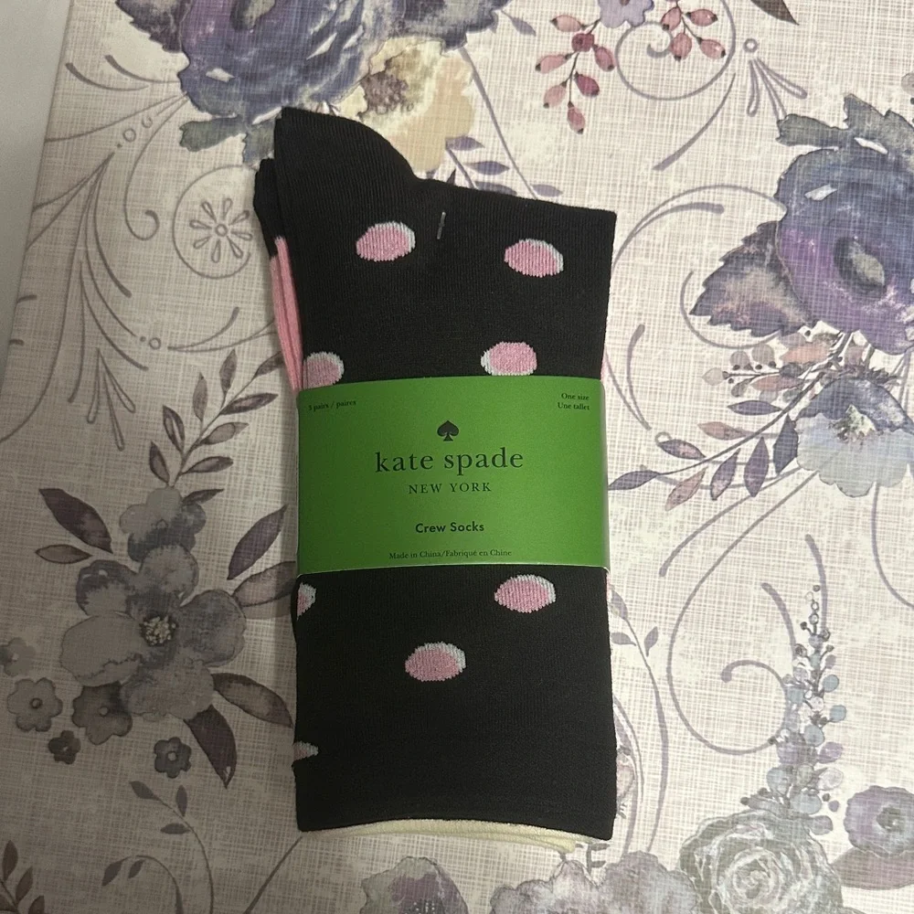 Nwt Kate spade crew socks set